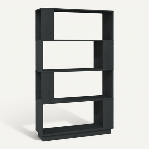 Etagère/séparateur De Pièce Gris 80x25x132 Cm Pin Massif
