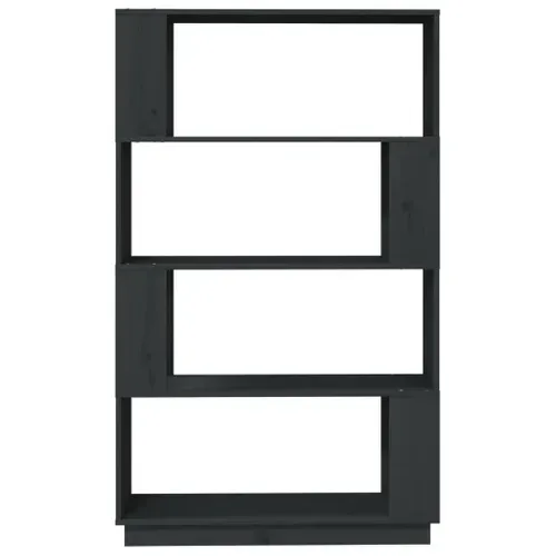 Etagère/séparateur De Pièce Gris 80x25x132 Cm Pin Massif