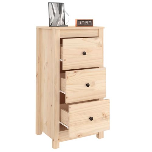 Chiffonnier 40x35x80 Cm Bois Massif De Pin