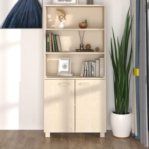 Buffet Hamar Bois Massif De Pin Marron Miel