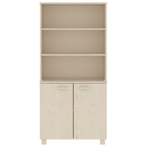 Buffet Hamar Bois Massif De Pin Marron Miel