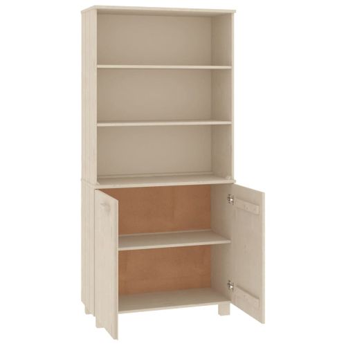 Buffet Hamar Bois Massif De Pin Marron Miel