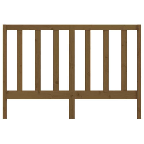 Tête De Lit Marron Miel 156x4x100 Cm Bois Massif De Pin