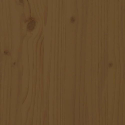 Tête De Lit Marron Miel 156x4x100 Cm Bois Massif De Pin