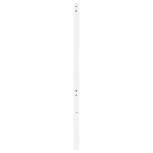 Tête De Lit Blanc 156x4x100 Cm Bois Massif De Pin