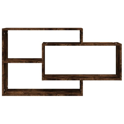 étagère Murale Chêne Fumé 104x20x58,5 Cm Bois Contreplaqué