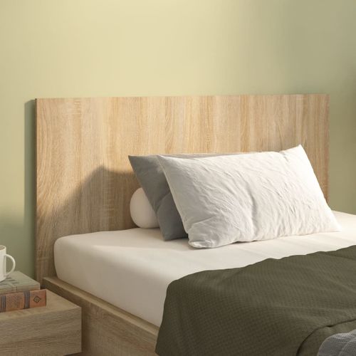 Tête De Lit 120x1,5x80 Cm Chêne Sonoma Bois Contreplaqué Design Classique Robuste Et Durable
