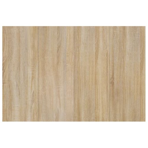 Tête De Lit 120x1,5x80 Cm Chêne Sonoma Bois Contreplaqué Design Classique Robuste Et Durable