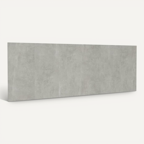 Tête De Lit Murale Gris Béton 240x1,5x80 Cm Bois Contreplaqué