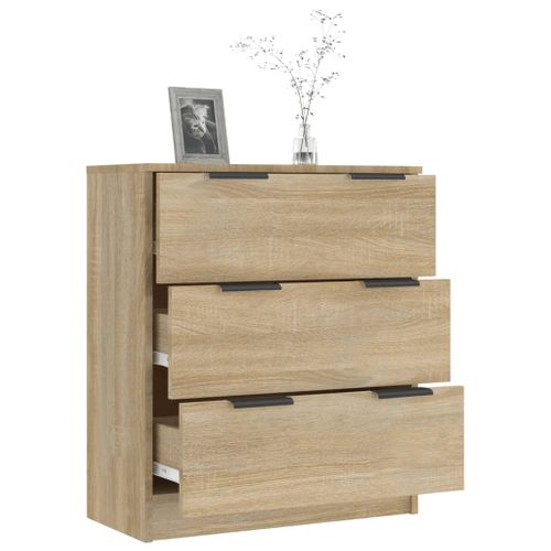 Buffet Chêne Sonoma 60x30x70 Cm Bois Contreplaqué
