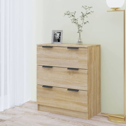 Buffet Chêne Sonoma 60x30x70 Cm Bois Contreplaqué
