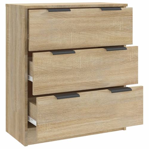 Buffet Chêne Sonoma 60x30x70 Cm Bois Contreplaqué