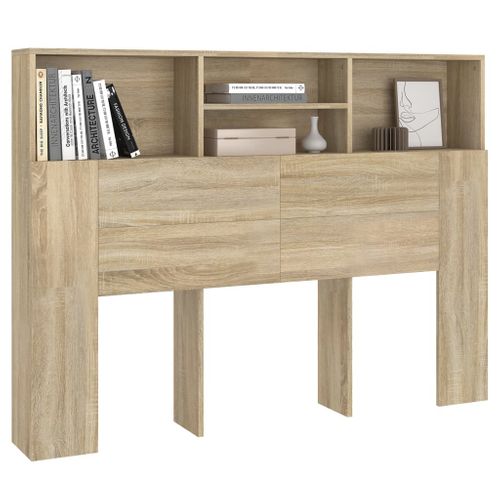 Armoire à Tête De Lit Chêne Sonoma 140x19x103,5 Cm