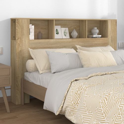 Armoire De Tête De Lit Chêne Sonoma 160x18,5x104,5 Cm