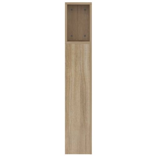 Armoire De Tête De Lit Chêne Sonoma 160x18,5x104,5 Cm