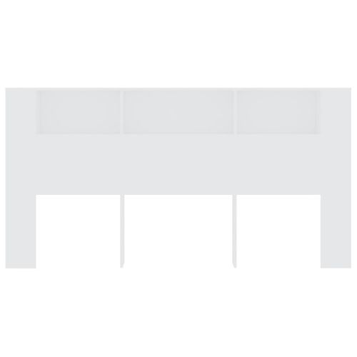 Armoire De Tête De Lit Blanc 200x18,5x104,5 Cm