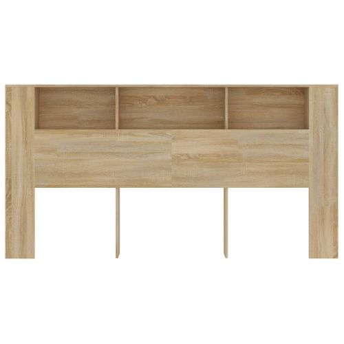 Armoire De Tête De Lit Chêne Sonoma 200x18,5x104,5 Cm