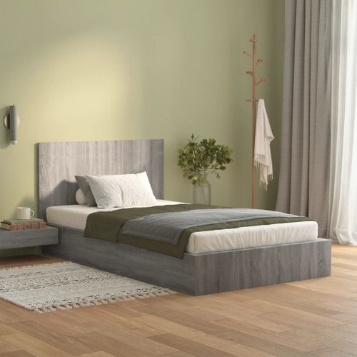 Tête De Lit Sonoma Gris 120x1,5x80 Cm Bois Contreplaqué