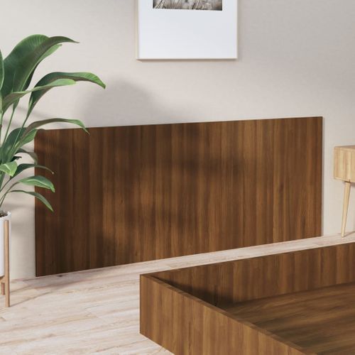 Tête De Lit Chêne Marron 200x1,5x80 Cm Bois Contreplaqué