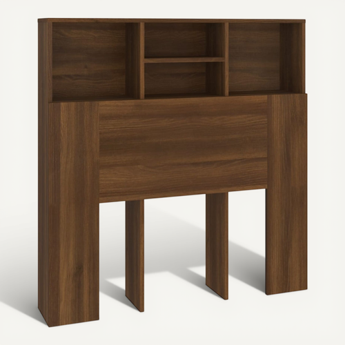 Armoire De Tête De Lit Chêne Marron 100x19x103,5 Cm