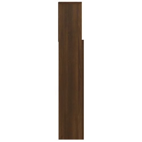 Armoire De Tête De Lit Chêne Marron 100x19x103,5 Cm