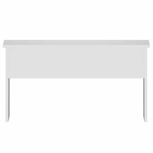 Table Basse 1 Plateau Relevable Blanc 80 X 50,5 X 41,5 Cm Avec Rangement Design Moderne