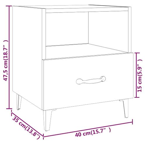 Table Basse 100x54x40 Cm  Bois Contreplaqué