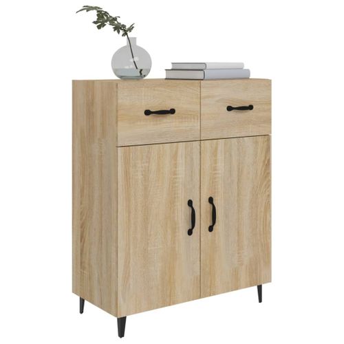 Buffet Chêne Sonoma 69,5x34x90 Cm Bois Contreplaqué
