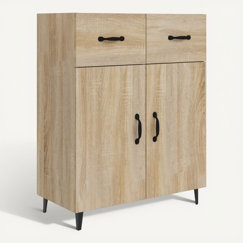 Buffet Chêne Sonoma 69,5x34x90 Cm Bois Contreplaqué