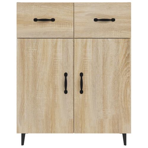 Buffet Chêne Sonoma 69,5x34x90 Cm Bois Contreplaqué