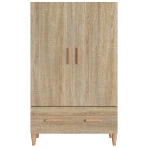 Buffet Haut Chêne Sonoma 70x31x115 Cm Bois Contreplaqué