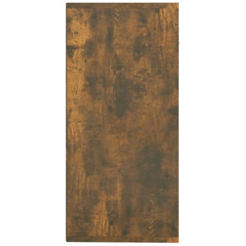 Buffet Chêne Fumé 88x30x65 Cm Bois Contreplaqué
