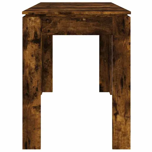 Table à Dîner Chêne Fumé 120x60x76 Cm Bois Contreplaqué
