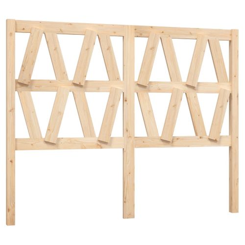 Tête De Lit 146x4x100 Cm Bois Massif De Pin