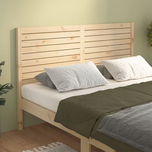 Tête De Lit 146x4x100 Cm Bois Massif De Pin