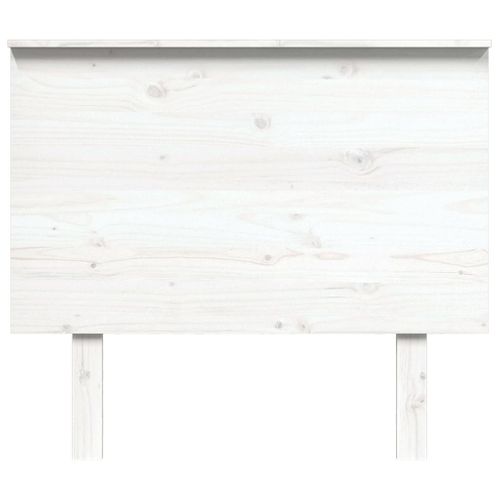 Tête De Lit Blanc 94x6x82,5 Cm Bois Massif De Pin