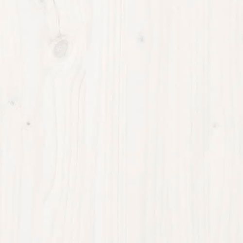 Tête De Lit Blanc 94x6x82,5 Cm Bois Massif De Pin