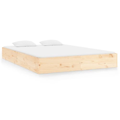 Cadre De Lit Bois Massif Pin 160x200 Cm