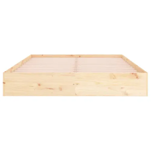 Cadre De Lit Bois Massif Pin 160x200 Cm