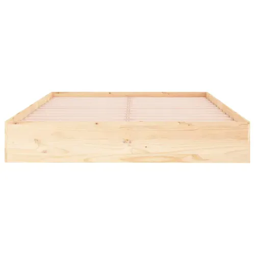 Cadre De Lit Bois Massif Pin 140x190 Cm