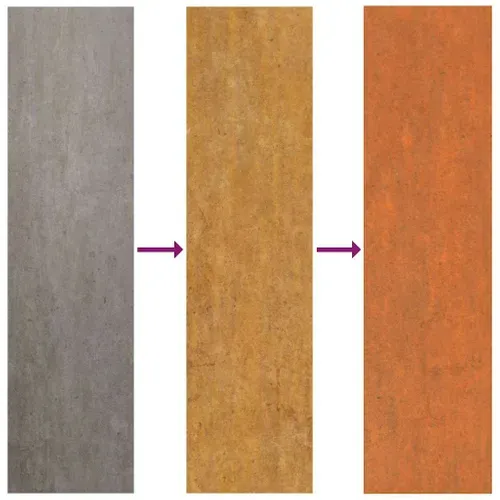 Jardinière De Jardin Rouillé 240x40x45 Cm Acier Corten