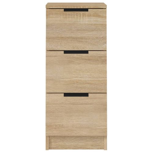 Buffets 2 Pièces Chêne Sonoma 30x30x70 Cm Bois Contreplaqué