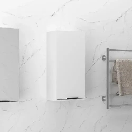 Armoire De Salle De Bain Murale Blanc 32x20x67 Cm