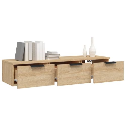 Armoire Murale Chêne Sonoma 102x30x20 Cm Bois Contreplaqué