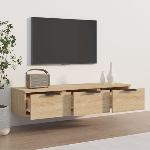 Armoire Murale Chêne Sonoma 102x30x20 Cm Bois Contreplaqué