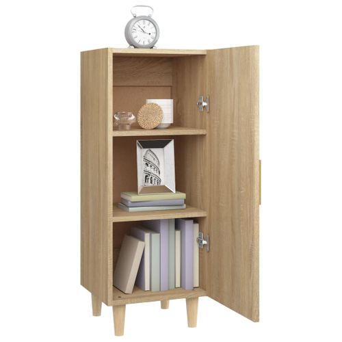 Buffet Chêne Sonoma 34,5x34x90 Cm Bois Contreplaqué