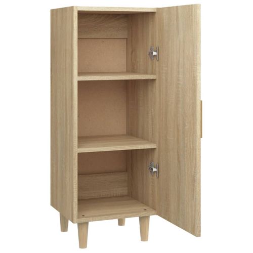 Buffet Chêne Sonoma 34,5x34x90 Cm Bois Contreplaqué