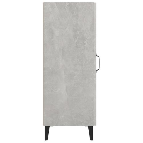 Buffet Gris Béton 34,5x34x90 Cm Bois Contreplaqué