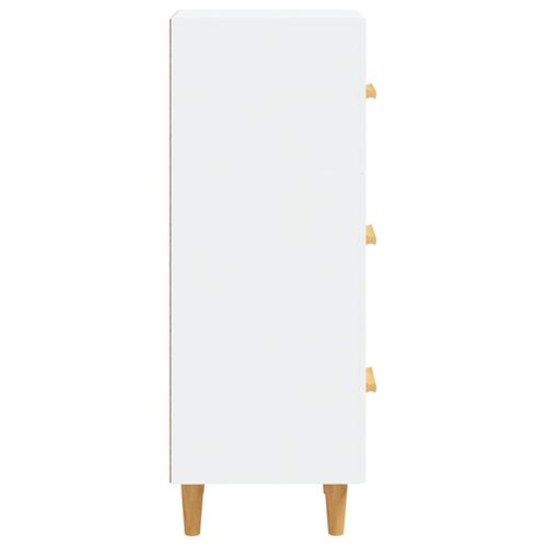 Buffet Blanc 34,5x34x90 Cm Bois Contreplaqué