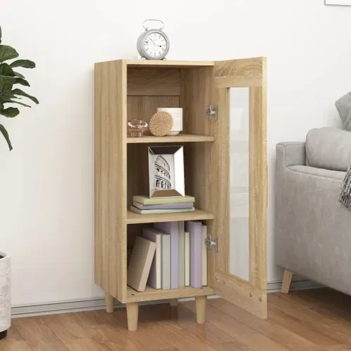 Buffet Chêne Sonoma 34,5x34x90 Cm Bois D'ingénierie